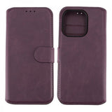Rvelon iPhone 15 Pro Etui Detachable Wallet Case Lilla