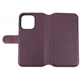 Rvelon iPhone 15 Pro Etui Detachable Wallet Case Lilla