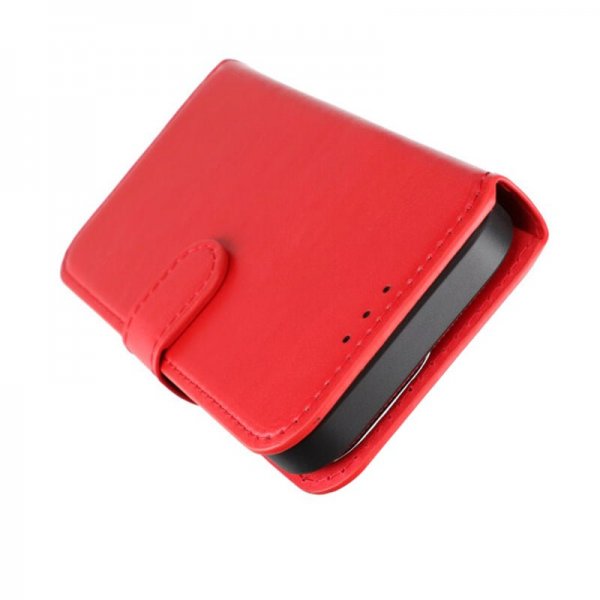 Rvelon iPhone 15 Pro Etui Detachable Wallet Case Rød