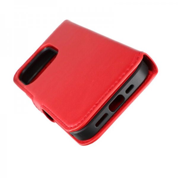 Rvelon iPhone 15 Pro Etui Detachable Wallet Case Rød