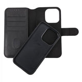 Rvelon iPhone 15 Pro Etui Detachable Wallet Case Svart