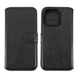 Rvelon iPhone 15 Pro Etui Detachable Wallet Case Svart