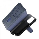 Rvelon iPhone 15 Pro Etui 4 Kortlomme MagSafe Blå