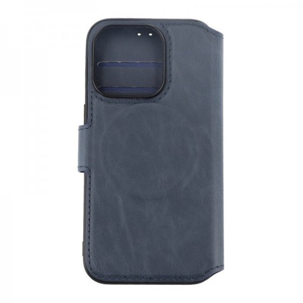 Rvelon iPhone 15 Pro Etui 4 Kortlomme MagSafe Blå