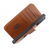 Rvelon iPhone 15 Pro Etui 4 Kortlomme MagSafe Brun