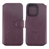Rvelon iPhone 15 Pro Etui 4 Kortlomme MagSafe Lilla