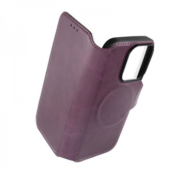 Rvelon iPhone 15 Pro Etui 4 Kortlomme MagSafe Lilla
