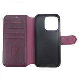 Rvelon iPhone 15 Pro Etui 4 Kortlomme MagSafe Lilla