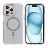 Rvelon iPhone 15 Pro Deksel Forsterkede hjørner Grå