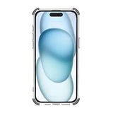 Rvelon iPhone 15 Pro Deksel Forsterkede hjørner Grå
