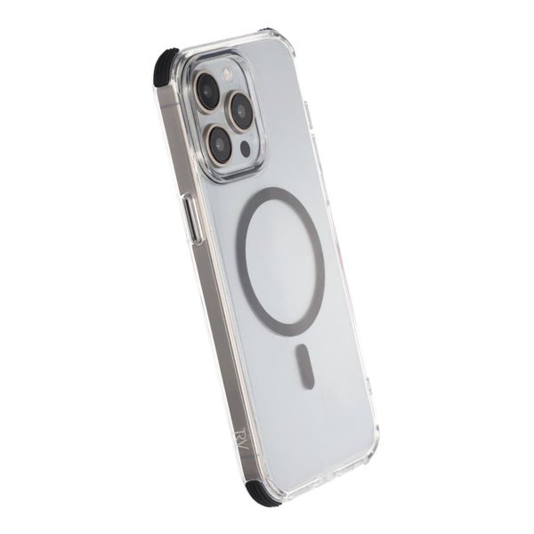 Rvelon iPhone 15 Pro Deksel Forsterkede hjørner Svart