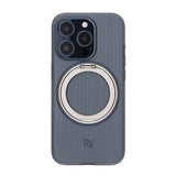 Rvelon iPhone 15 Pro Deksel Roterbart Stativ Grå