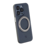 Rvelon iPhone 15 Pro Deksel Roterbart Stativ Grå