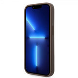 Guess iPhone 15 Pro Deksel 4G Logo Brun