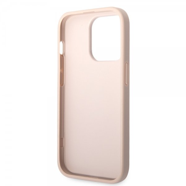 Guess iPhone 15 Pro Deksel 4G Logo Rosa