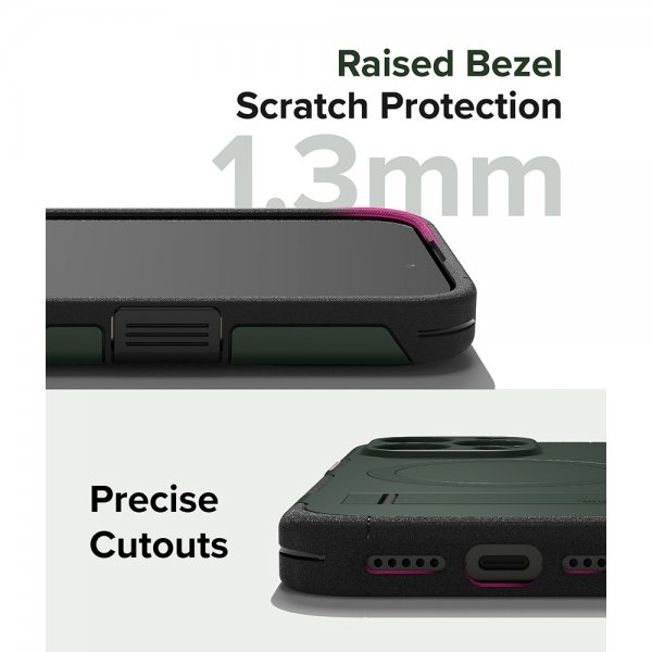 Ringke iPhone 15 Pro Deksel Alles MagSafe Dark Green
