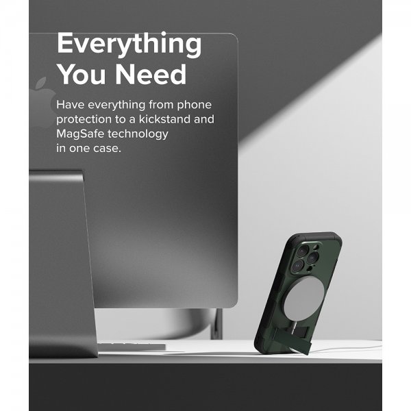 Ringke iPhone 15 Pro Deksel Alles MagSafe Dark Green