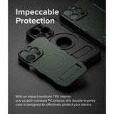 Ringke iPhone 15 Pro Deksel Alles MagSafe Dark Green