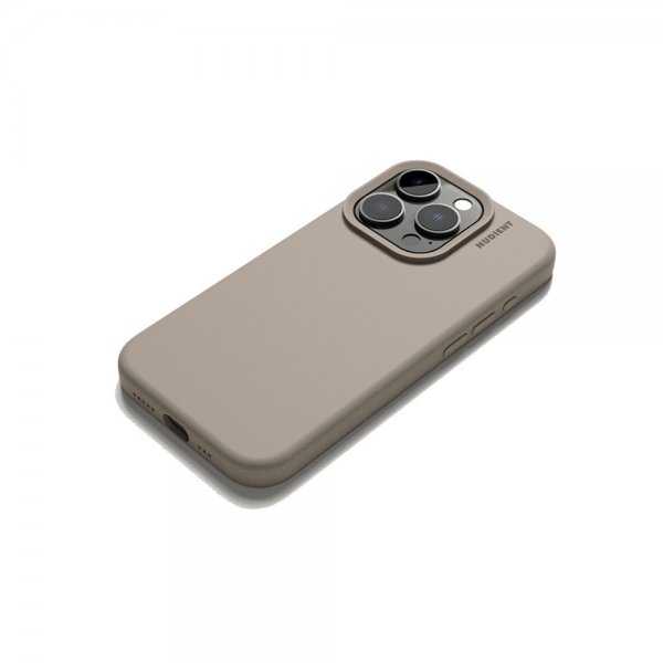 Nudient iPhone 15 Pro Deksel Base Case Stone Beige