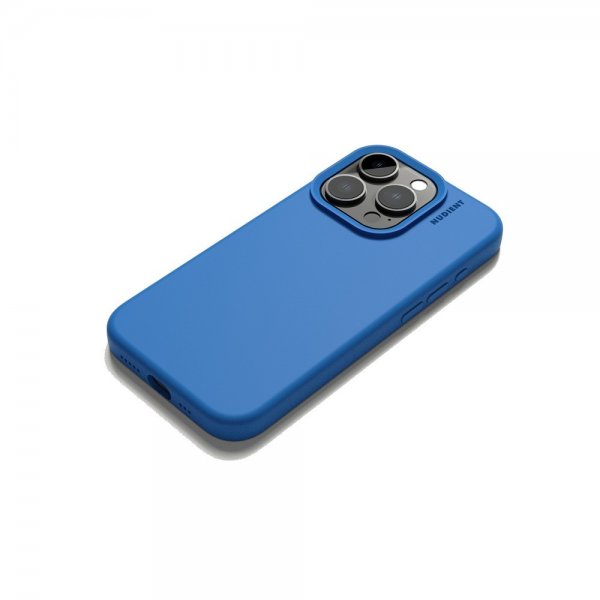 Nudient iPhone 15 Pro Deksel Base Case Vibrant Blue