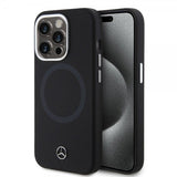 Mercedes Benz iPhone 15 Pro Deksel Bicolor MagSafe Svart