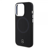 Mercedes Benz iPhone 15 Pro Deksel Bicolor MagSafe Svart