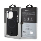 Mercedes Benz iPhone 15 Pro Deksel Bicolor MagSafe Svart