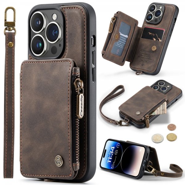CaseMe iPhone 15 Pro Deksel C20 Series Kaffe
