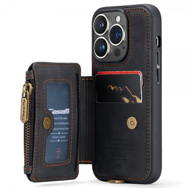 CaseMe iPhone 15 Pro Deksel C20 Series Svart