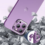 X-Level iPhone 15 Pro Deksel Camera Frame Kickstand Blå