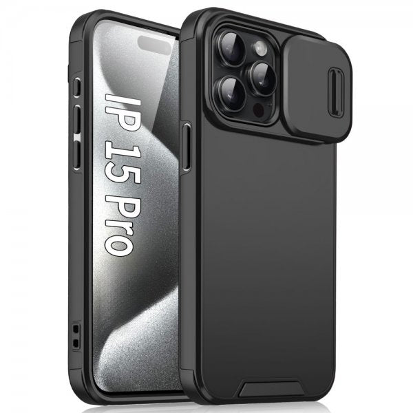iPhone 15 Pro Deksel Camera Slide Svart