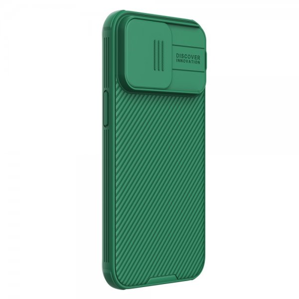 Nillkin iPhone 15 Pro Deksel CamShield MagSafe Grønn