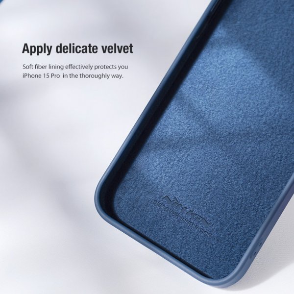 Nillkin iPhone 15 Pro Deksel CamShield Silky Grå
