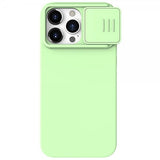 Nillkin iPhone 15 Pro Deksel CamShield Silky Lysegrønn