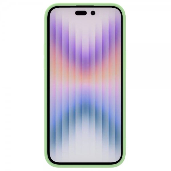 Nillkin iPhone 15 Pro Deksel CamShield Silky Lysegrønn