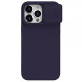 Nillkin iPhone 15 Pro Deksel CamShield Silky Mørklilla