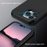 iPhone 15 Pro Deksel Card Slide Svart