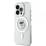 Karl Lagerfeld iPhone 15 Pro Deksel Choupette MagSafe Transparent