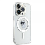 Karl Lagerfeld iPhone 15 Pro Deksel Choupette MagSafe Transparent