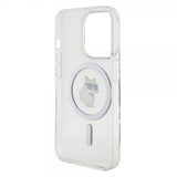 Karl Lagerfeld iPhone 15 Pro Deksel Choupette MagSafe Transparent