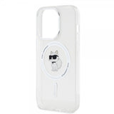 Karl Lagerfeld iPhone 15 Pro Deksel Choupette MagSafe Transparent