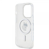 Karl Lagerfeld iPhone 15 Pro Deksel Choupette MagSafe Transparent
