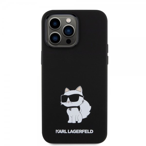 Karl Lagerfeld iPhone 15 Pro Deksel Choupette NFT Svart