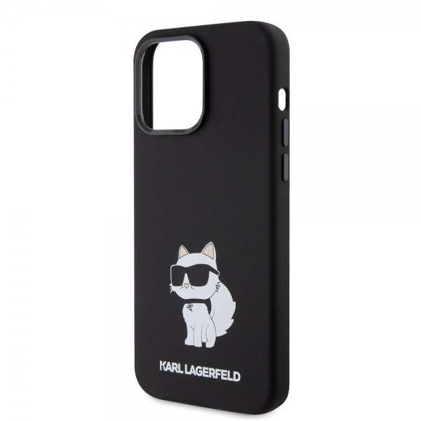 Karl Lagerfeld iPhone 15 Pro Deksel Choupette NFT Svart