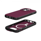 Urban Armor Gear (UAG) iPhone 15 Pro Deksel Civilian MagSafe Bordeaux