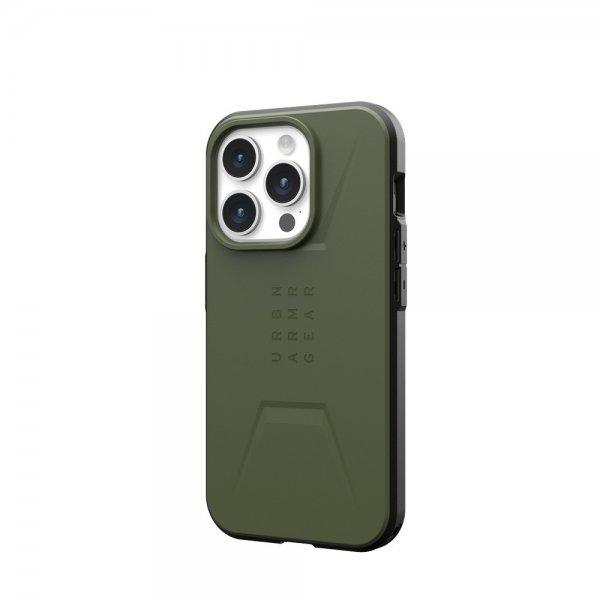 Urban Armor Gear (UAG) iPhone 15 Pro Deksel Civilian MagSafe Olive Drab