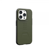 Urban Armor Gear (UAG) iPhone 15 Pro Deksel Civilian MagSafe Olive Drab