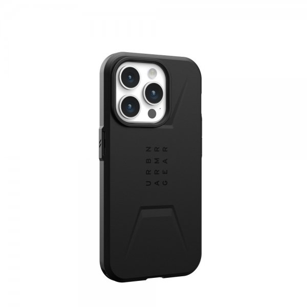 Urban Armor Gear (UAG) iPhone 15 Pro Deksel Civilian MagSafe Svart