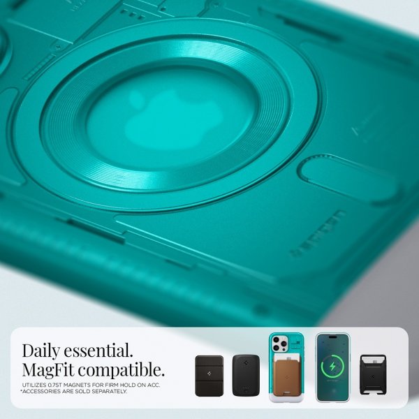 Spigen iPhone 15 Pro Deksel Classic C1 MagFit Bondi Blue