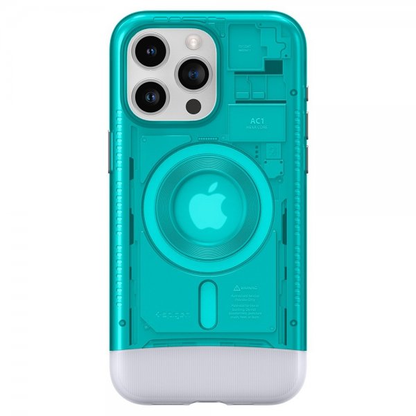 Spigen iPhone 15 Pro Deksel Classic C1 MagFit Bondi Blue